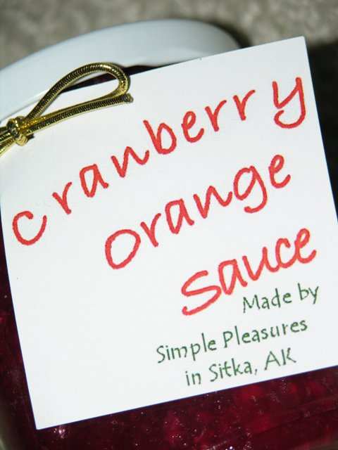 cranberry orange sauce