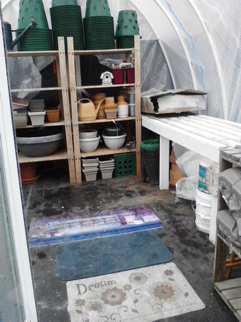 greenhouse after