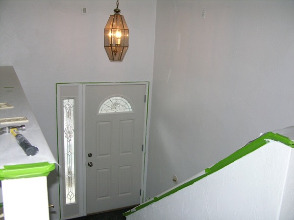 split level entryway