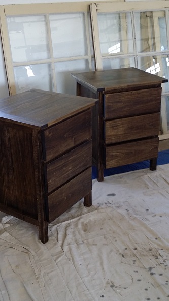 solid wood custom nightstands