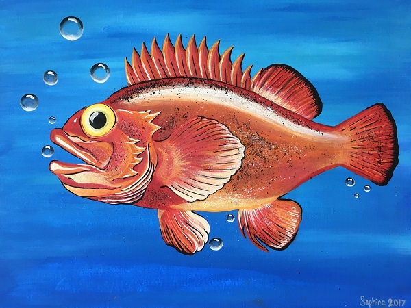 artist saphire fish