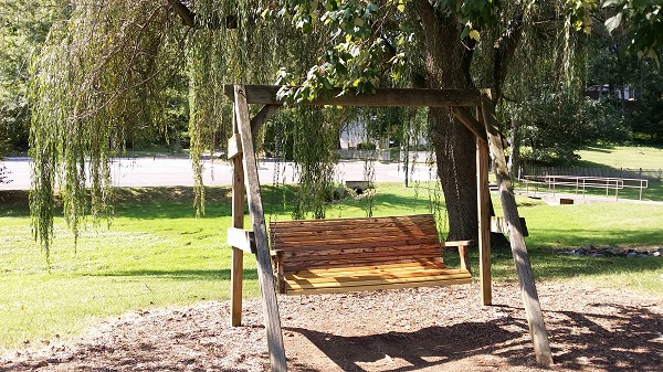 swing under a willow tree